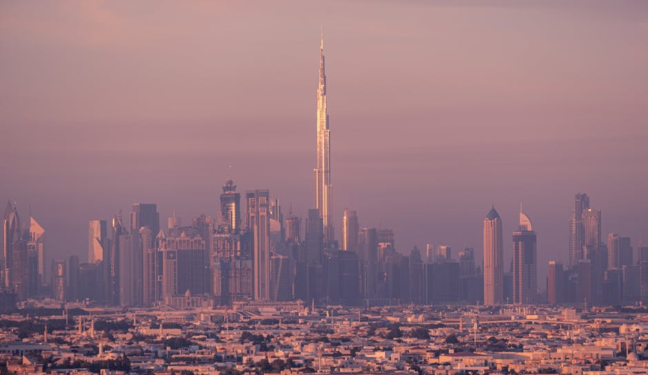 UAE Golden Visa — Dubai skyline with Burj Khalifa
