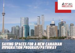 Saving spaces for a new Canadian immigration program/pathway