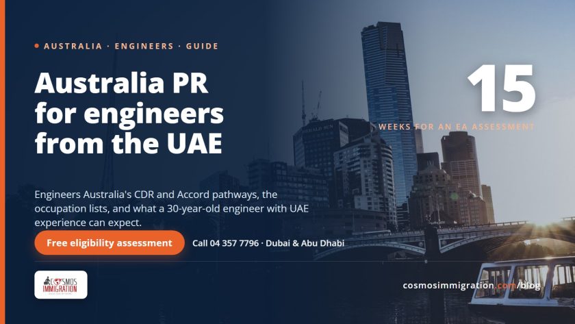 Australia PR for engineers from the UAE