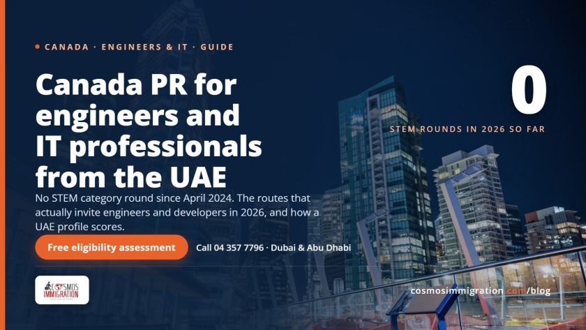 Canada PR for engineers and IT professionals from the UAE