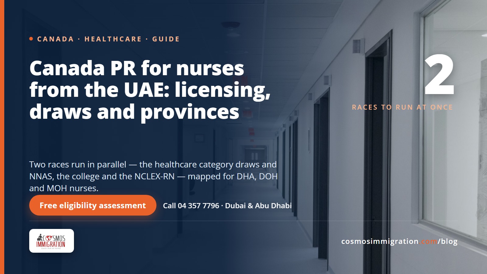 Canada PR for nurses from the UAE: licensing, draws and provinces