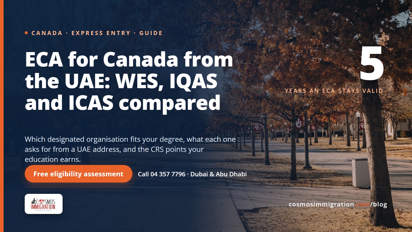 ECA for Canada from the UAE: WES, IQAS and ICAS compared