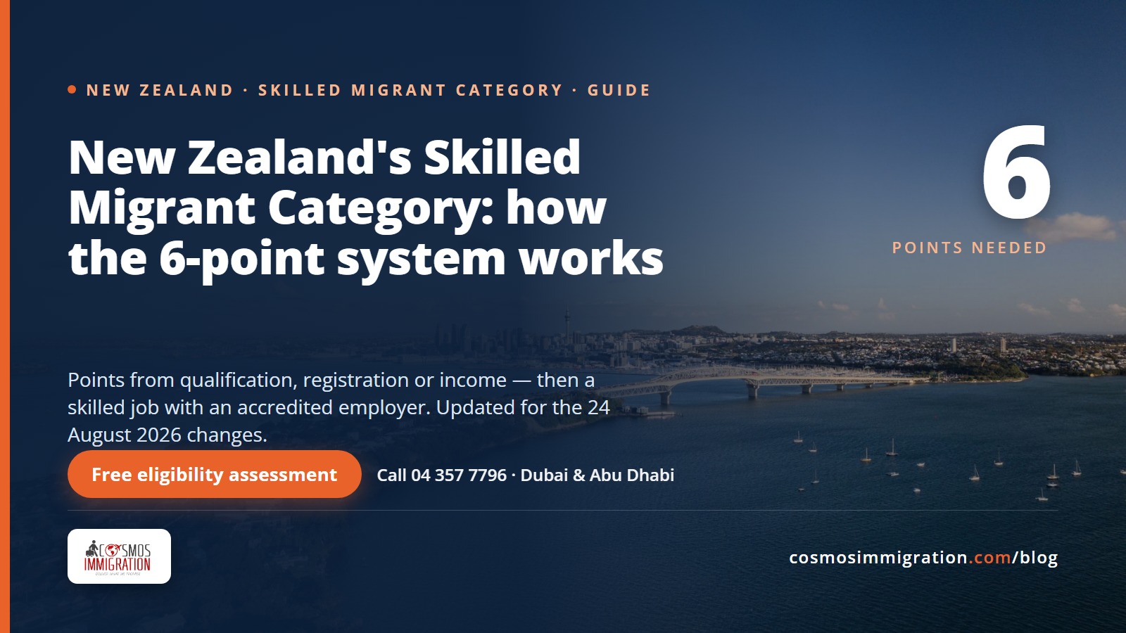 New Zealand's Skilled Migrant Category: how the 6-point system works