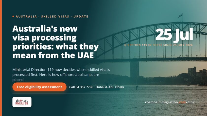Australia’s New Skilled Visa Priorities: What Changes from the UAE