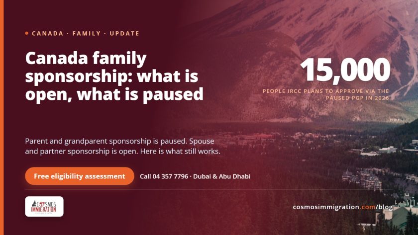 Canada Family Sponsorship: Bringing Parents and a Spouse From the UAE