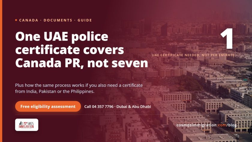 Canada Police Clearance Certificates From the UAE