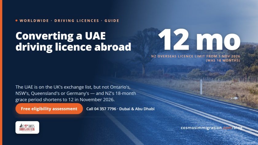 Converting Your UAE Driving Licence Abroad: What Each Country Says