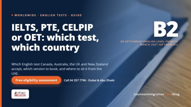 IELTS, PTE, CELPIP or OET: Which English Test for Which Country