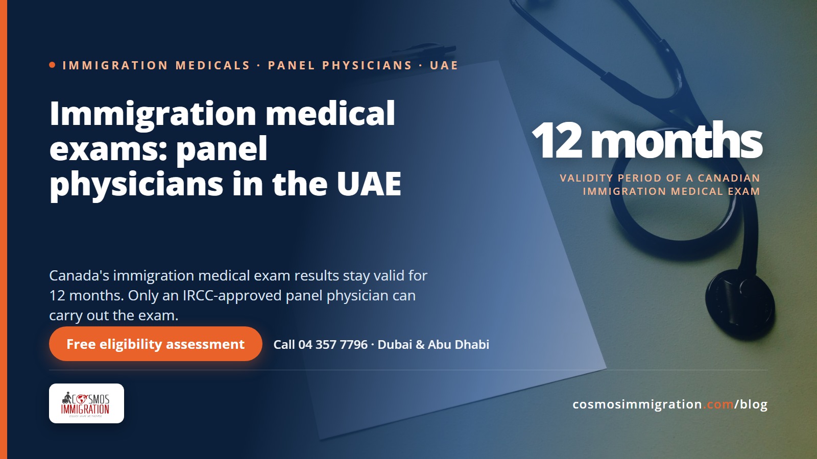 Immigration Medicals from the UAE: Canada, Australia, NZ, UK TB Test