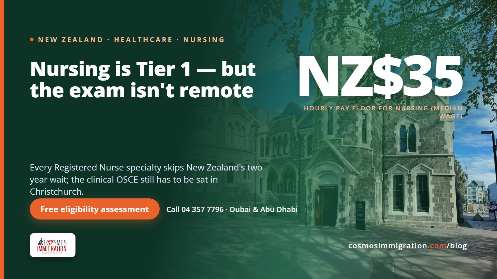 New Zealand for Nurses and Healthcare Workers from the UAE
