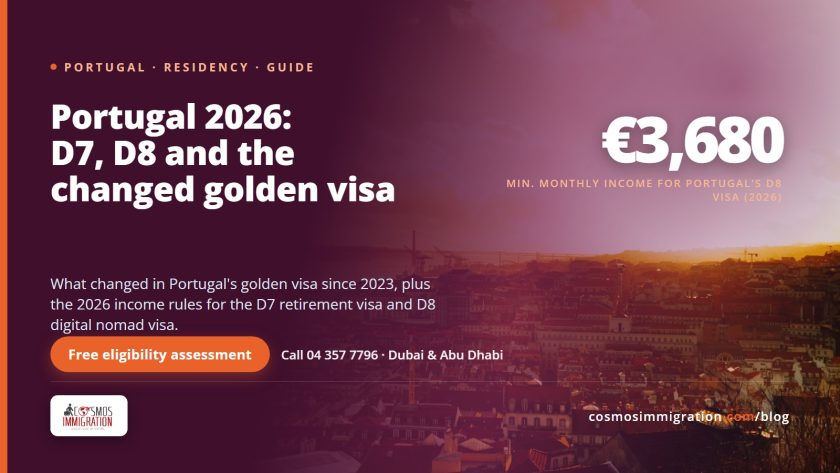 Portugal in 2026: D7, D8 and the Changed Golden Visa
