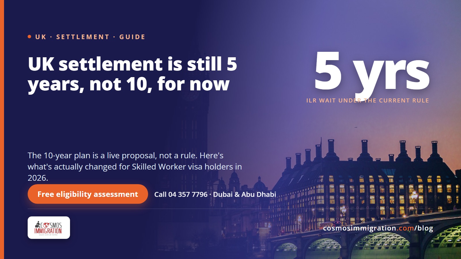 UK Settlement (ILR): What’s Really Changed in 2026