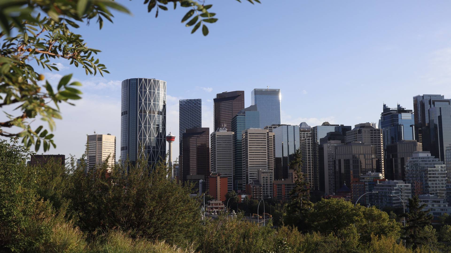 Calgary downtown skyline — Canada work permit guidance from Dubai, Abu Dhabi & UAE