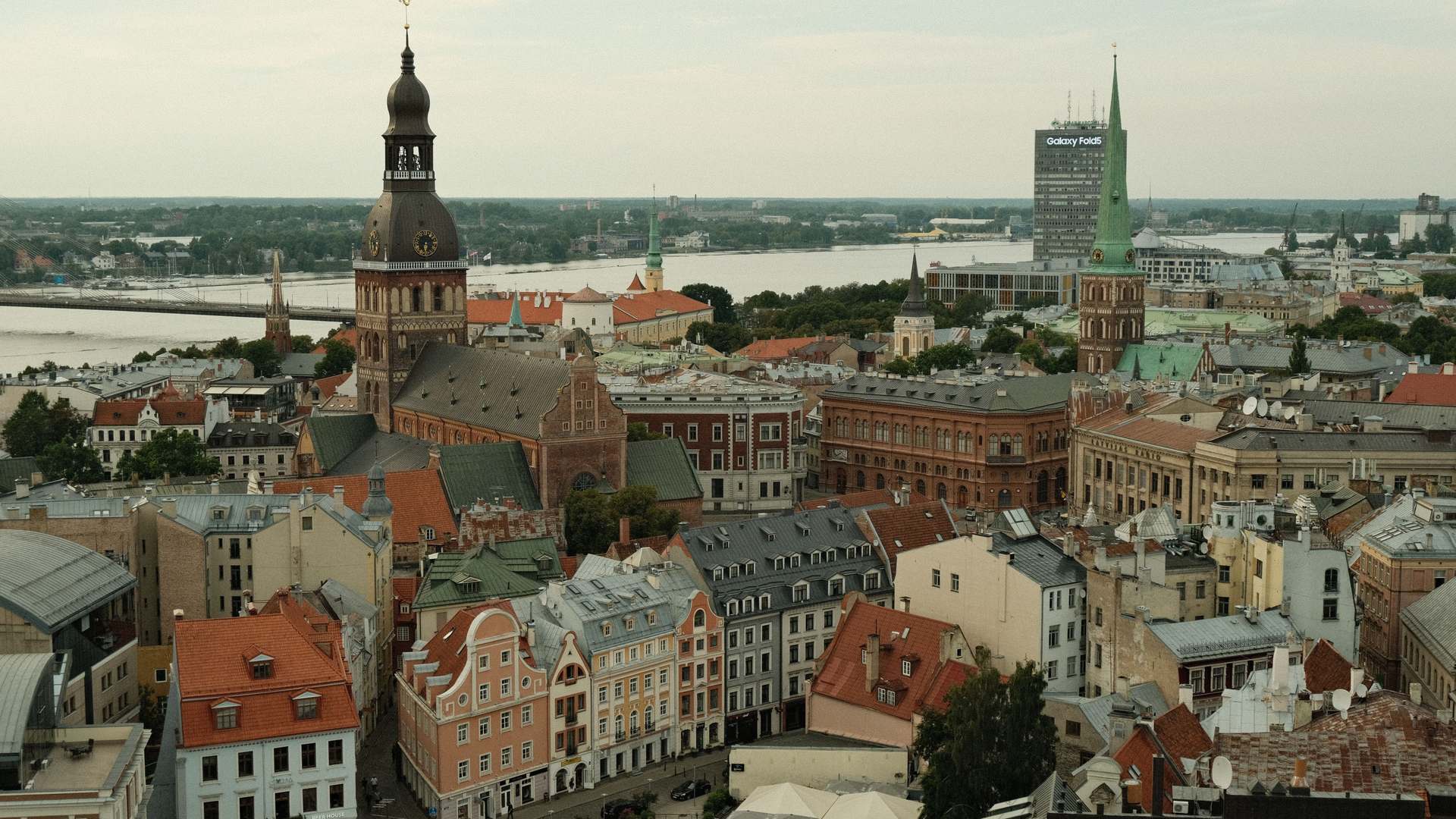 Riga Latvia skyline — Latvia residence by investment from UAE GCC India