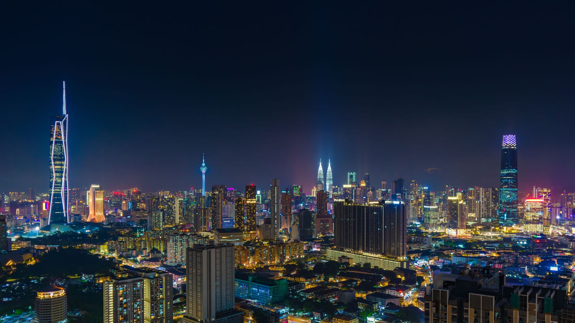 Kuala Lumpur skyline at dusk — Malaysia Premium Visa Programme PVIP