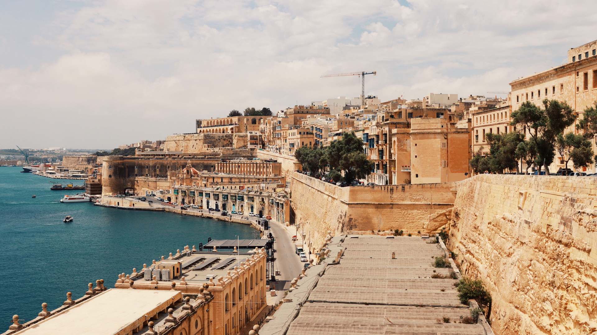 Valletta harbour skyline, Malta