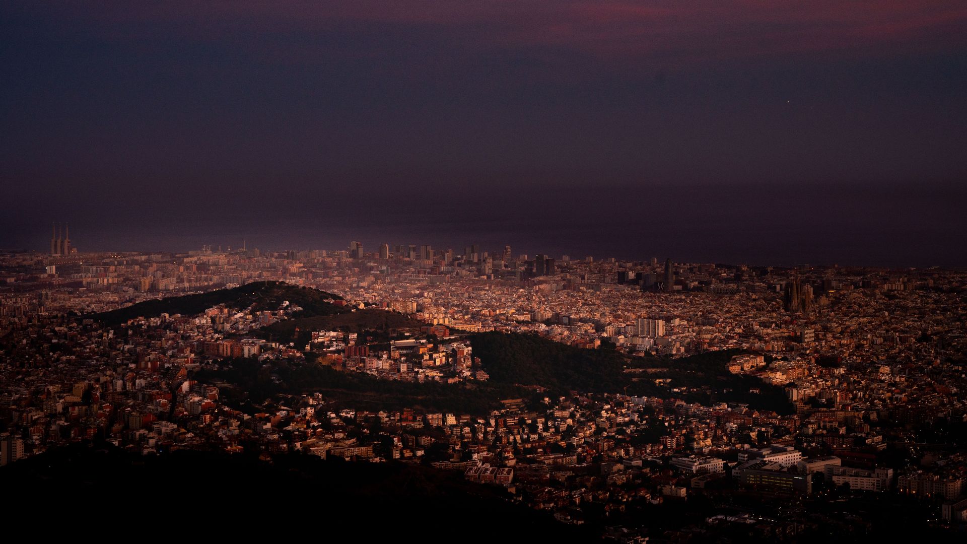 Madrid skyline at dusk — Spain Entrepreneur Startup Visa guidance from UAE, GCC, India and Sri Lanka